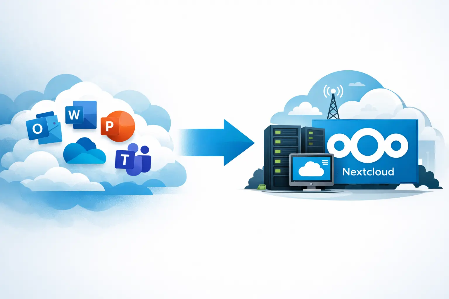 Wechsel von MS365 zu Nextcloud